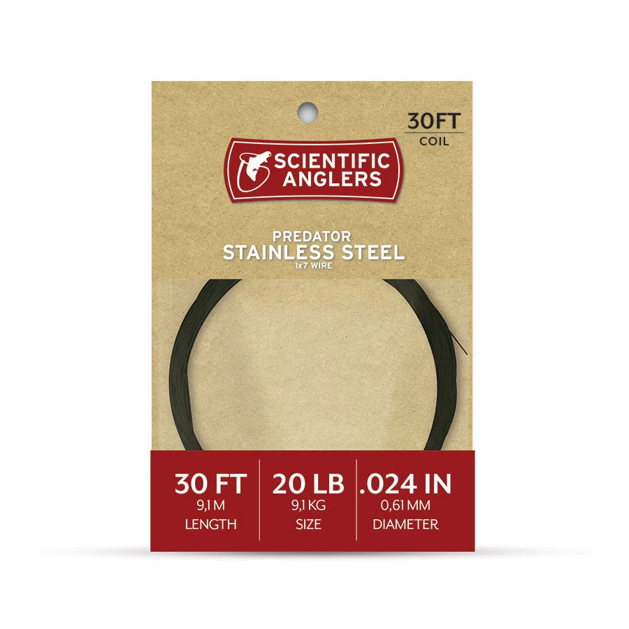 Tippet Scientific Anglers Stainless Steel Wire 1x7 30ft 3 Tippet Scientific Anglers Stainless Steel Wire 1x7 30ft