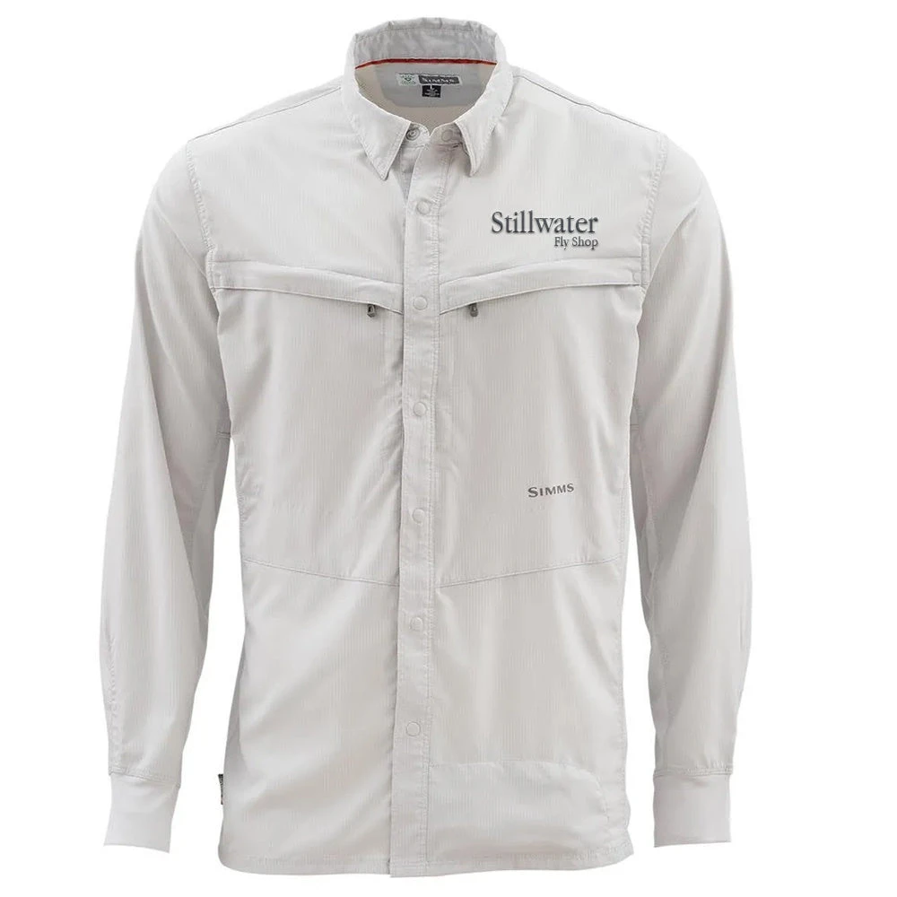 Clothing Simms Men'S Bugstopper Intruder Bicomp L/S Shirt Sfs Logo 3 Clothing Simms Men'S Bugstopper Intruder Bicomp L/S Shirt Sfs Logo