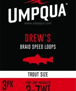Umpqua Drew'S Speed Loop Clear 8-Up (3 Pack)