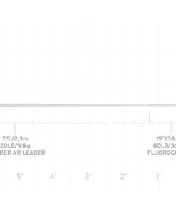 Scientific Anglers Absolute Predator Toothy Fish Stealth Leader 5 Scientific Anglers Absolute Predator Toothy Fish Stealth Leader