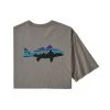 Patagonia Men'S Fitz Roy Fish Organic Tee