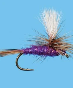 Solitude Parachute Adams - Sparkle Purple (Pd020pr) 6-Pack Flies