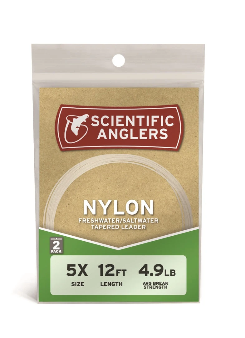 Scientific Anglers Nylon Leader - 9' - 2 Pack - Closeout 3 Scientific Anglers Nylon Leader - 9' - 2 Pack - Closeout