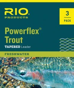 Rio Powerflex Trout Tapered Leader 9ft - 3pk
