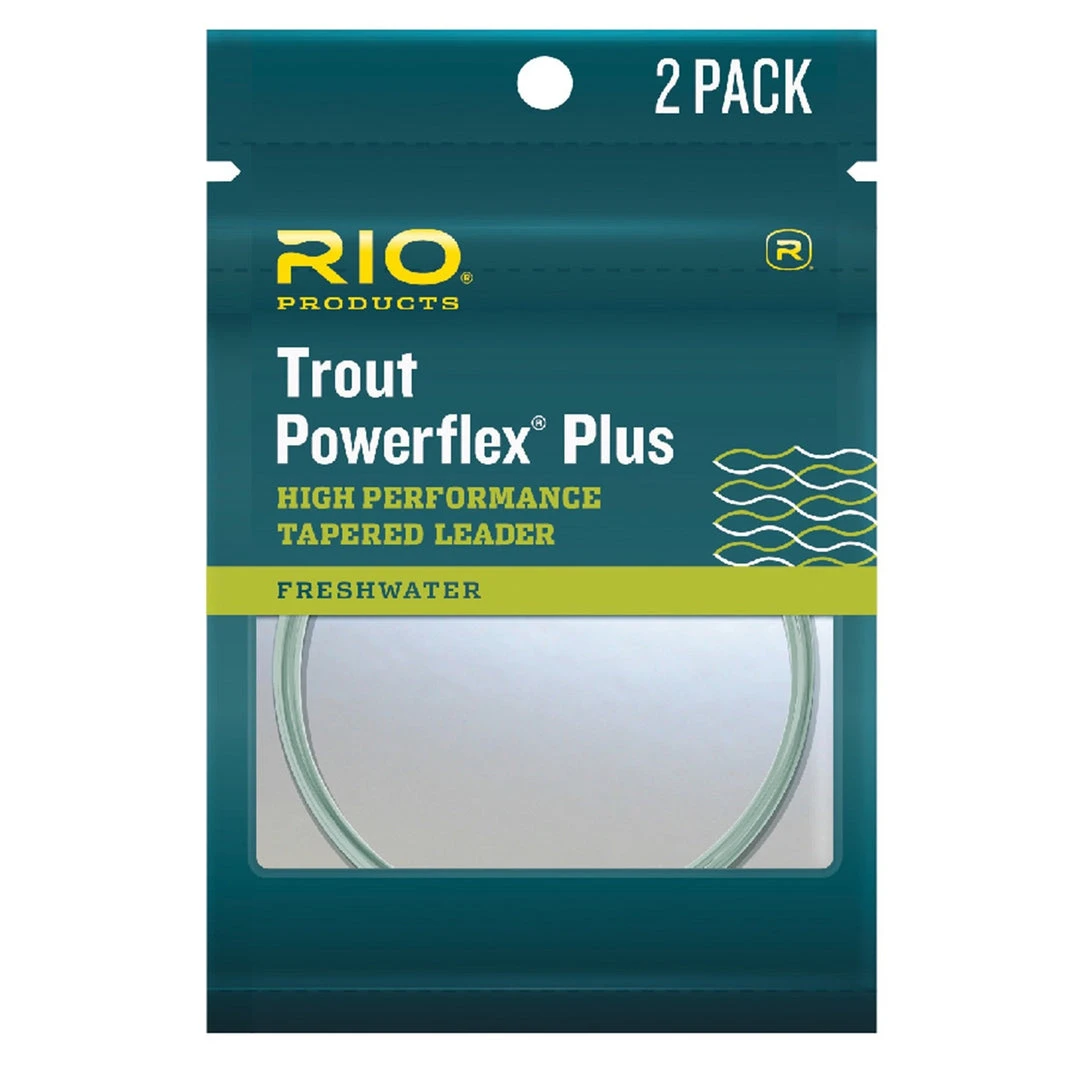 Rio Powerflex Plus Tapered Leader 9ft 3 Rio Powerflex Plus Tapered Leader 9ft