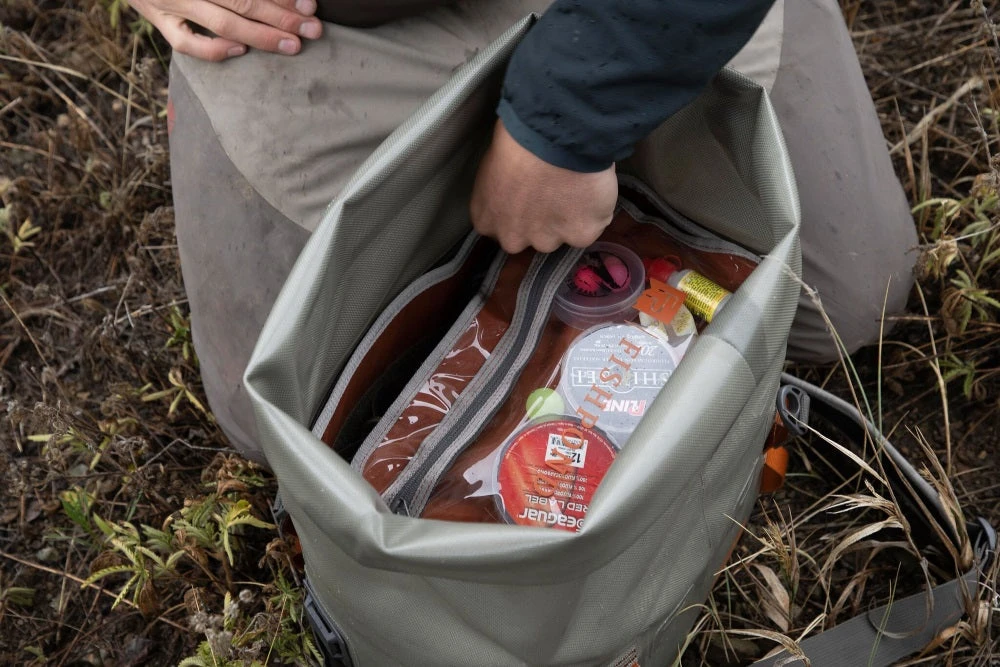 Fishpond Castaway Roll Top Gear Bag - Shale - Closeout Bags And Packs 4 Fishpond Castaway Roll Top Gear Bag - Shale - Closeout Bags And Packs