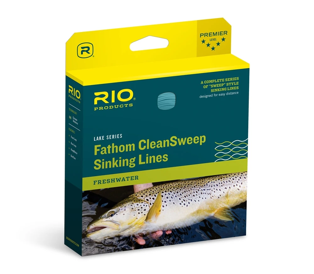 Rio Fathom Cleansweep Sinking Fly Line 3 Rio Fathom Cleansweep Sinking Fly Line