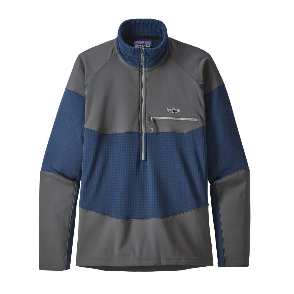 Patagonia Men's R1 L/S Fitz Roy Trout 1/4 Zip - Closeout Clothing 3 Patagonia Men's R1 L/S Fitz Roy Trout 1/4 Zip - Closeout Clothing