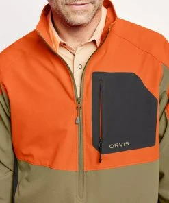 Orvis Men'S Pro Lt Softshell Pullover Clothing