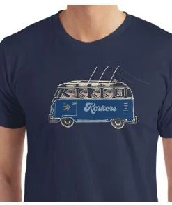 Clothing Korkers Heritage Fish Bus Tee